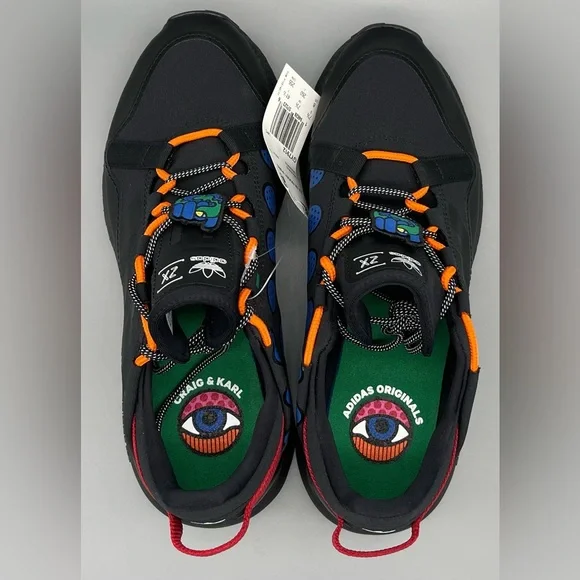 Adidas Originals ZX 2K Boost Pure Craig Karl Black Shoes Men's